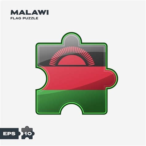 Premium Vector Malawi Flag Puzzle