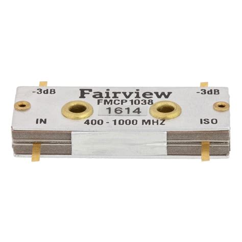 Drop In 90 Degree Hybrid Coupler From 400 Mhz To 1 Ghz Rated To 400 Watts