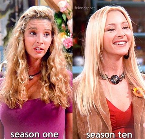 Season 1 And Season 10 Phoebe Friends With Images Friends Tv Show