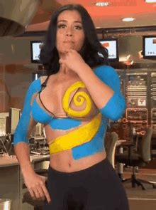 Sexy Girls With Body Paint GIFs Tenor