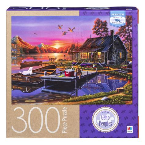 Artist Geno Peoples 300 Piece Adult Jigsaw Puzzle Sunset Busy Day