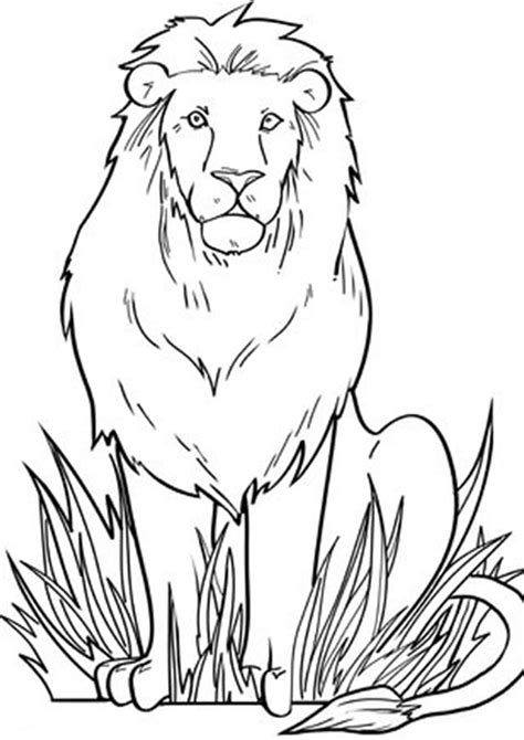 Kids Coloring Pages Printable Lion Coloring Pages