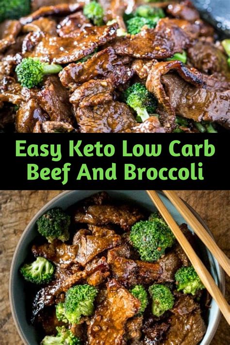 And if you aren't eating keto, it is excellent with rice pilaf. Easy Keto Low Carb Beef And Broccoli #beefandbroccoli Easy ...