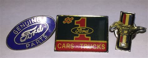 Lot Of 3 Ford Related Pins Etsy Unique Hats Etsy Ford