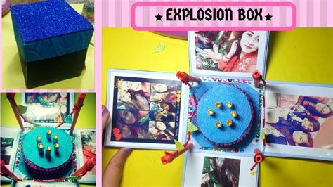How To Make Basic Explosion Boxexplosion Box Tutorialbirthday Boxdiy
