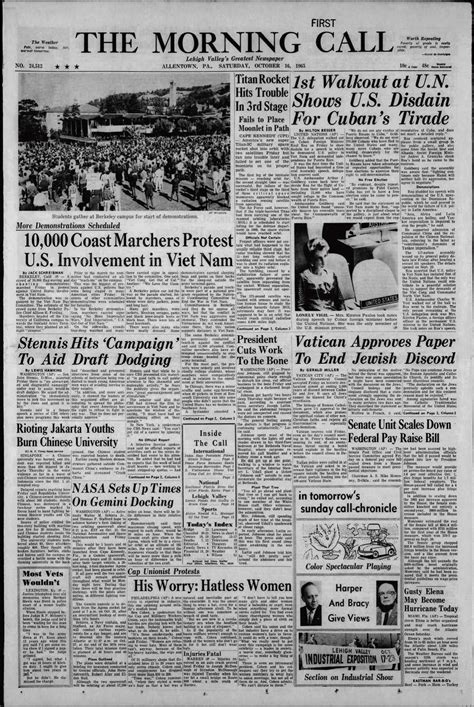 The Vietnam War, This Week, The Morning Call, Allentown PA