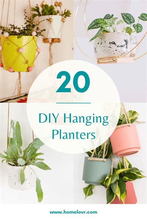20 Creative Diy Hanging Planters To Display Your Greenery Homelovr