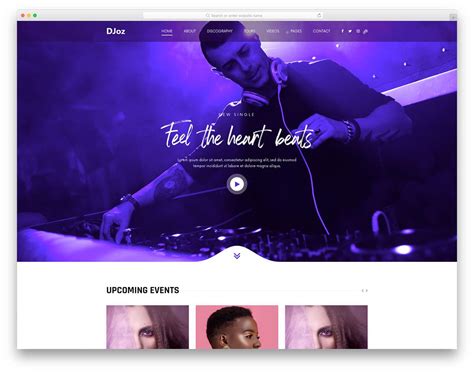 Bootstrap is one of the most popular and easy to use html, css and javascript framework. DJoz - DJ Website HTML Template Free Download- DesignHooks