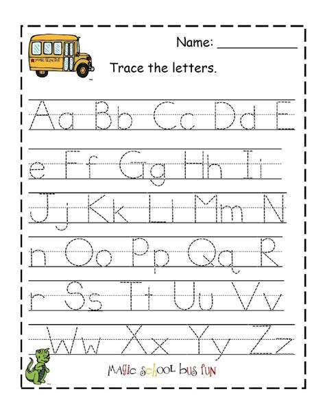 Letter Formation Worksheet