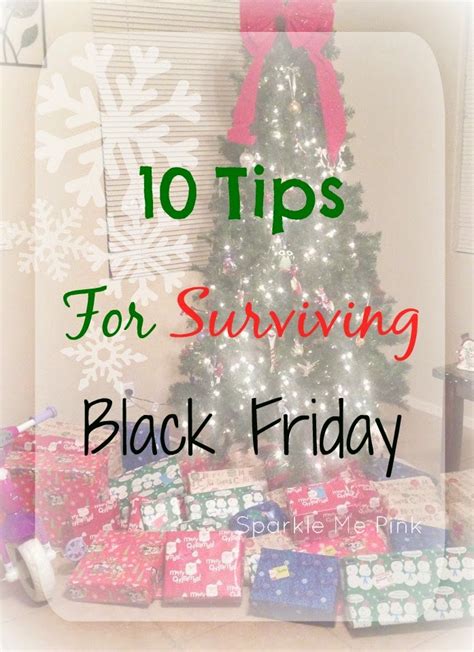 Sparkle Me Pink 10 Tips For Surviving Black Friday