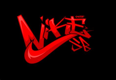 Graffiti Nike Logo