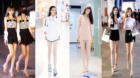 Mejores Street Fashion Tik Tok 2021 Hottest Chinese Girls Street