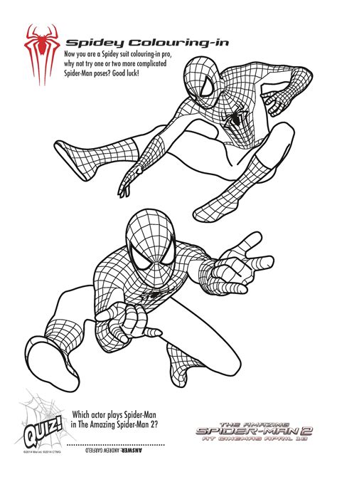 Coloring pages are fun for children of all ages and are a great educational tool that helps children develop fine motor skills, creativity and color recognition! Free Printable Spiderman Colouring Pages and Activity ...