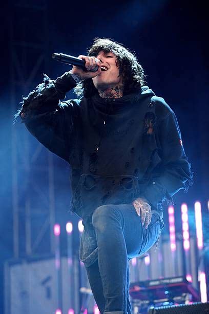 Singer Oliver Sykes From Bring Me The Horizon Performs During The