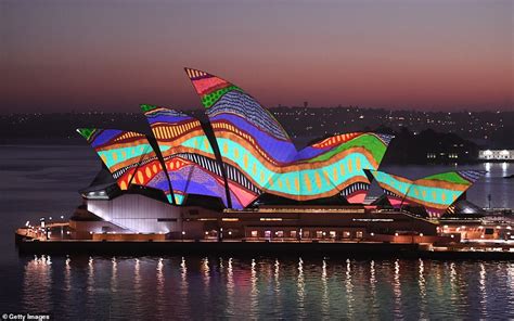 Iconic Sails Of The Sydney Opera House Light Up With An Indigenous Artwork On January 26