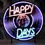 Happy Days Neon Sign 60 Cm  StefVintageStore
