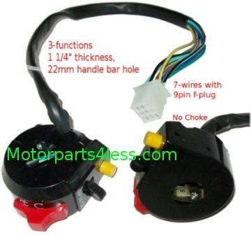 Designed to allow easily installation, each end of the loom wrapped harness is labeled with its location on the car. Cat-eye FS529 X7 2stroke 49cc pocket bike Wire Harness for ...