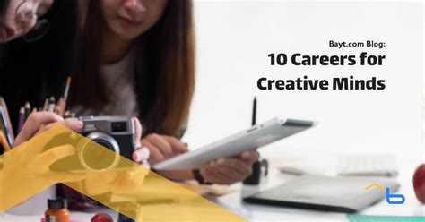 10 Perfect Careers For Creative Minds Blog