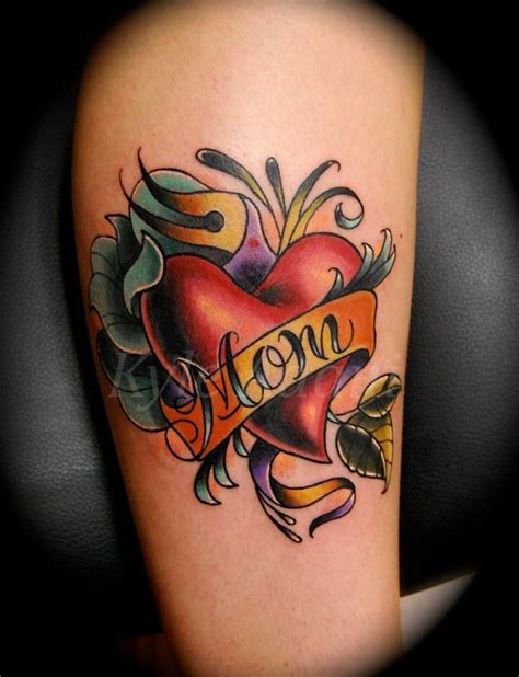 The 39 Best Mom Heart Tattoo Designs And Skull Images On Pinterest