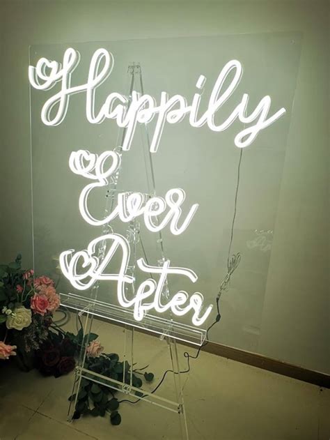 Happily Ever After Neon Sign Neon Led Led Neon Sign Neon Etsy