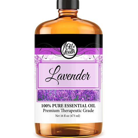 16oz Bulk Lavender Essential Oil Therapeutic Grade Pure