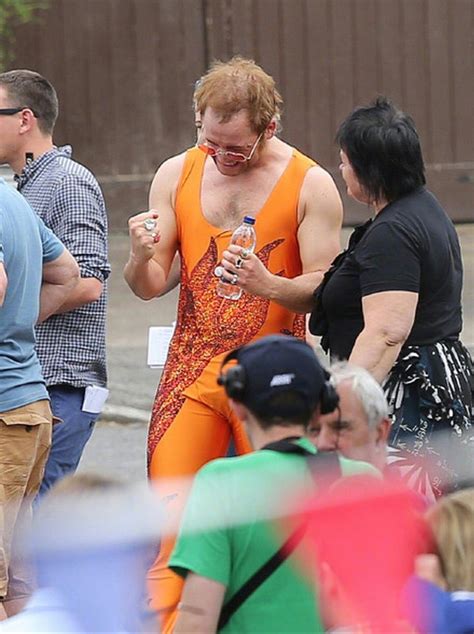 New Exclusive First Look Of Teron In Costume On Set Of Rocketman As