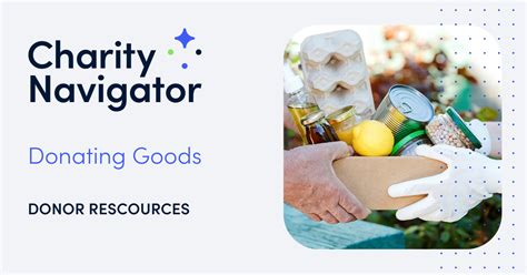 Donating Goods Charity Navigator