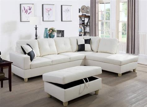 Beverly Fine Furniture Faux Leather Sectional Set India Ubuy