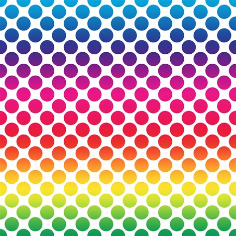 Polka Dots Spectrum Colours Dots Free Image Download