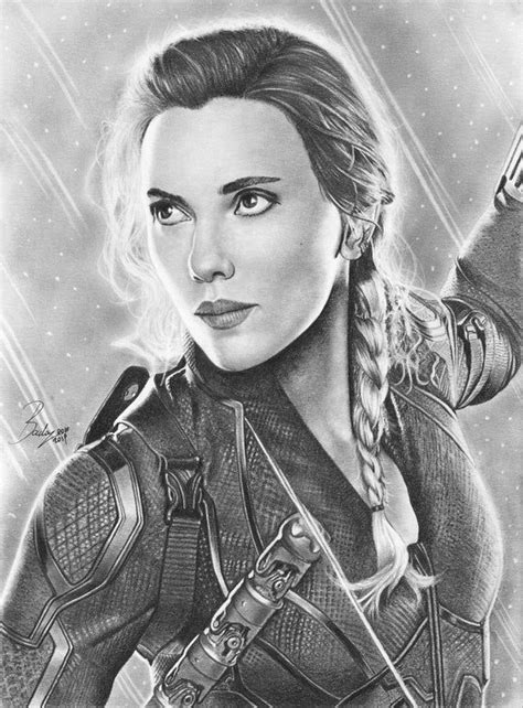 Black Widow High Quality Prints Of My Pencil Works