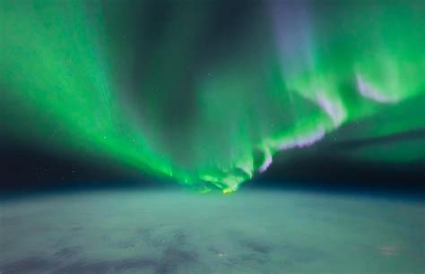 Aurora Borealis From 120000 Ft36500 M Above The Earth