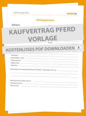Beranda / katzen kaufvertrag vorlage : Kaufverträge für Pferde | markt.de