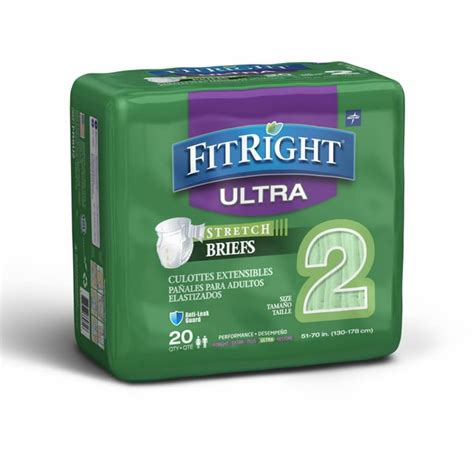 Fitright Optifit Stretch Ultra Briefs Adult Disposable Incontinence