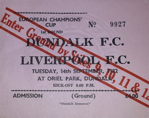 Matchdetails From Dundalk Liverpool Played On Tuesday 14 September