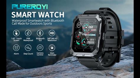 Pureroyi Military Smart Watches For Men Youtube