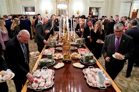 Donald Trump Serves Mcdonalds Feast After White House Chefs Walk Out