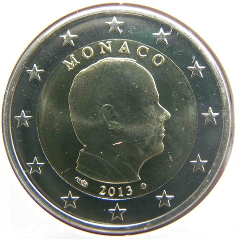 Monaco 2 Euro Münze 2013 Euro Muenzentv Der Online Euromünzen Katalog