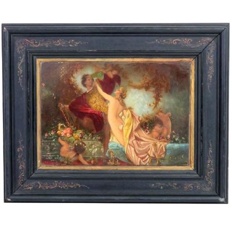 Antique Oil Painting Tannhauser And Venus For Sale At Stdibs