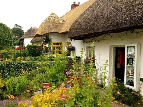 Thatched Cottages In Adare Co Limeric Irish Cottage Decor Quaint