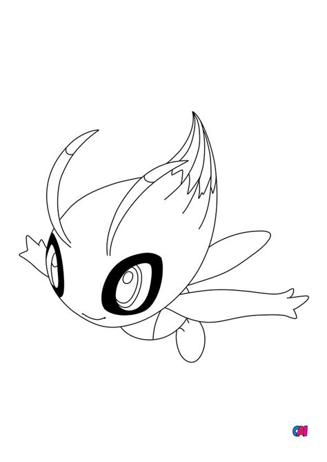 Coloriage Pokémon à Imprimer 251 Celebi