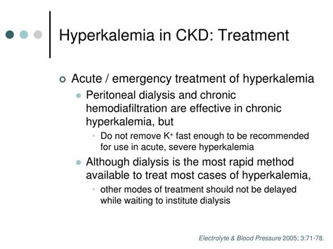 Ppt Management Of Hyperkalemia In Ckd Patients Powerpoint