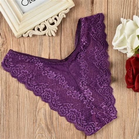 2017 Hot Sale Comfortable Mini T Back Lace Panties Super Soft Sexy Ladies Lace Thong Panties