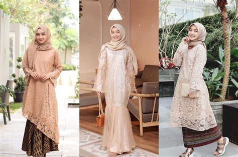 4 Outfit Hijab Kebaya Dengan Warna Cokelat Yang Manis And Anggun Semua Halaman Cewekbanget