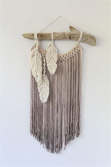 Welcome my him macrame channel him macrame was born out of my passion for. Modern Macrame Feather Wall Hanging/Macrame Feathers/ Boho ...