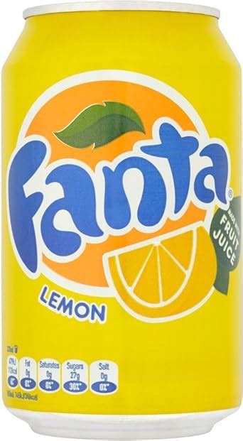 Fanta Lemon 330ml Pack Of 24 Uk Grocery