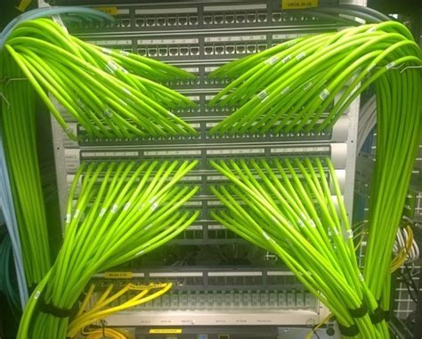 Perfectly Organized Server Cables And 10 More Clean Cable Setups It Geeks Will Appreciate