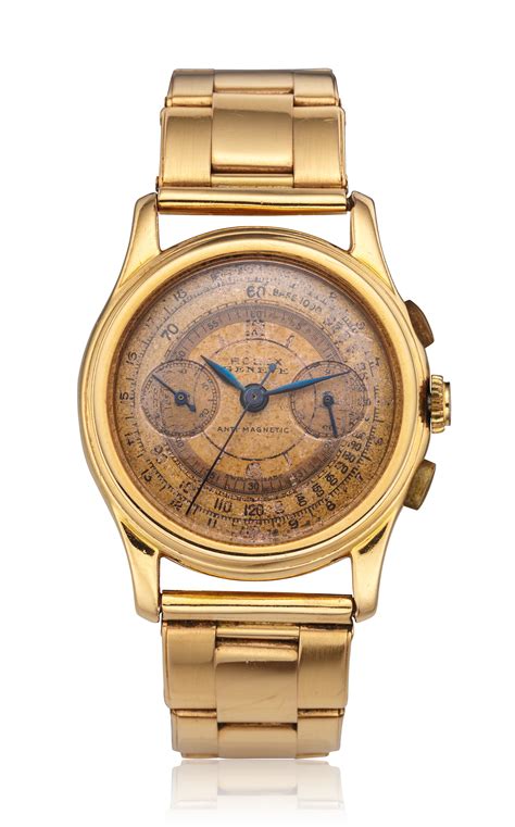 Rolex 18k Chronograph Piccolino Ref 3055 Christies