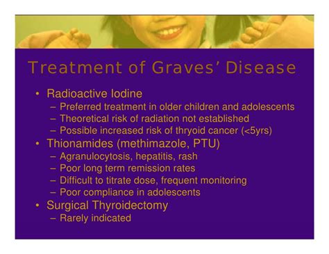 The dermopathy of graves' disease is a rare, painless, reddish lumpy skin rash that of graves' disease is an autoimmune process. Microsoft PowerPoint - Thyroid Disease in Children