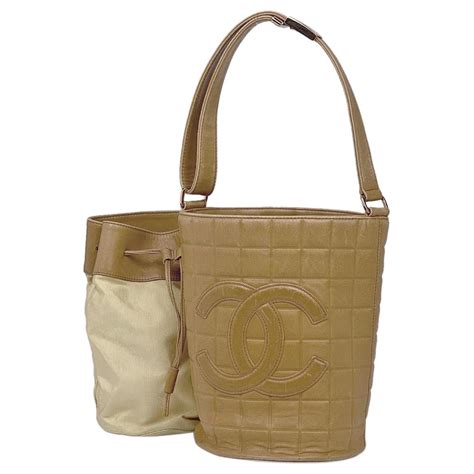 Chanel Chanel Chocolate Bar Handbag Coco Mark Cc Mark Bucket Type