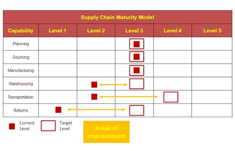 Supply Chain Maturity Model Consultants Mind